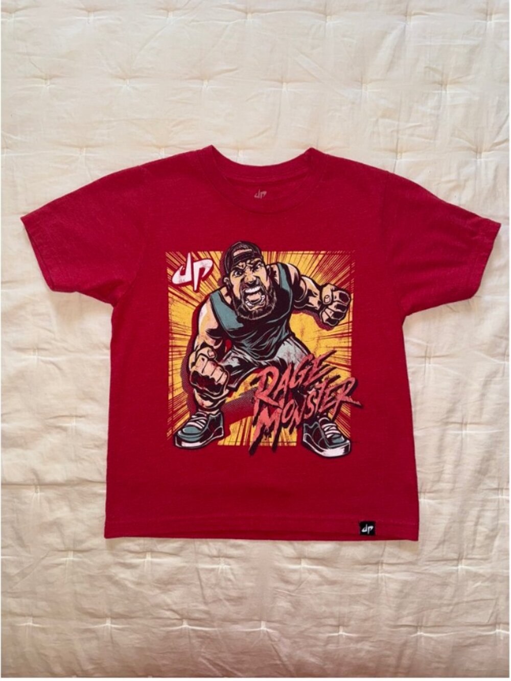 Dude Perfect Red Rage Monster T shirt Youth S